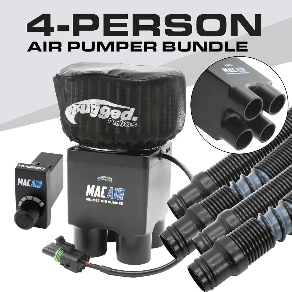 Rugged Air MAC Air pompe casque 4 personnes avec variateur