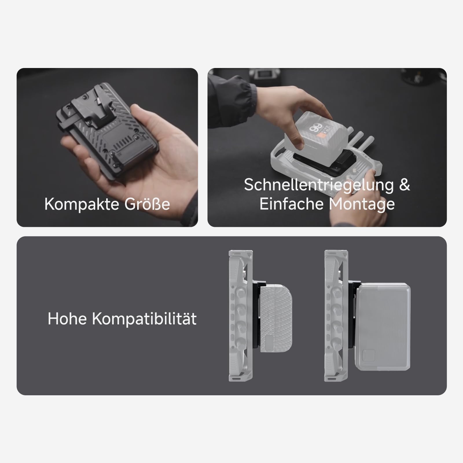 Accsoon CineView M7 plaque V-Mount M7 Pro