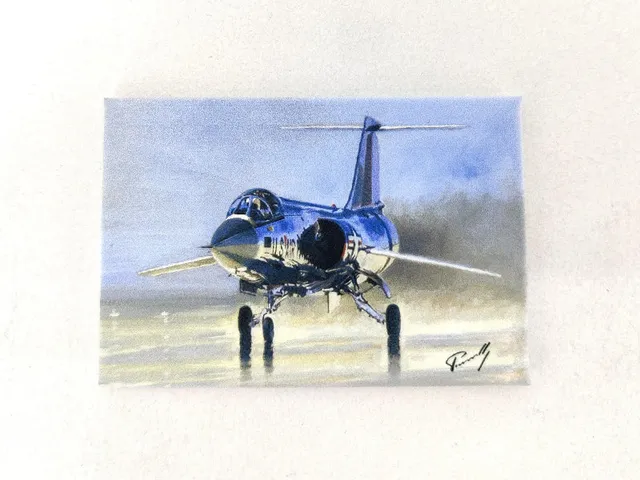 La Boutique du Pilote F104 Lucio Perinotto magnet 8x5,5cm 3D