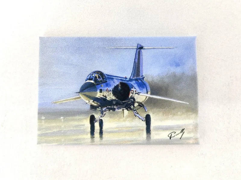 La Boutique du Pilote F104 Lucio Perinotto magnet 8x5,5cm 3D