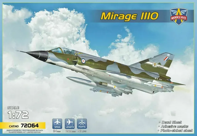 La Boutique du Pilote Maquette Mirage III O 1/72 Modelsvit