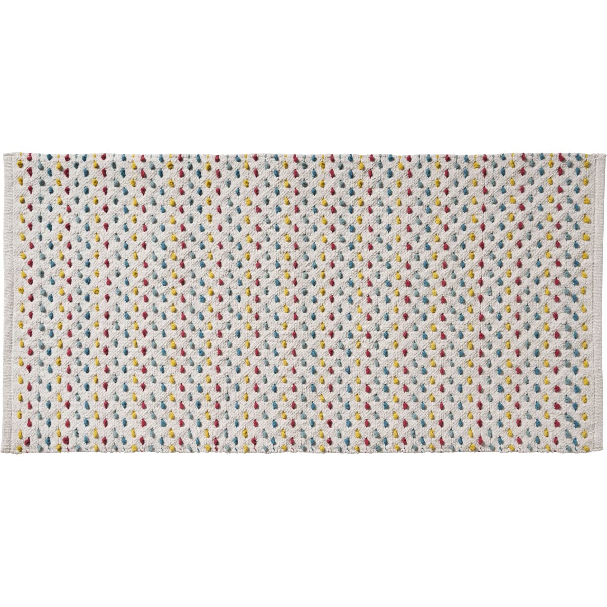 LEVASSEUR Tapis de Bain Coton Chenille Écru 60x120cm Doux
