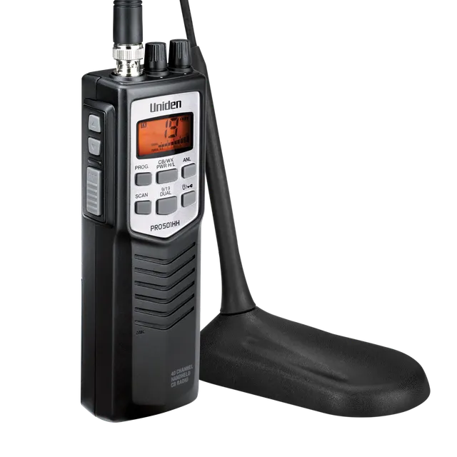 Uniden CB Radios PRO501TK Poste CB Compact