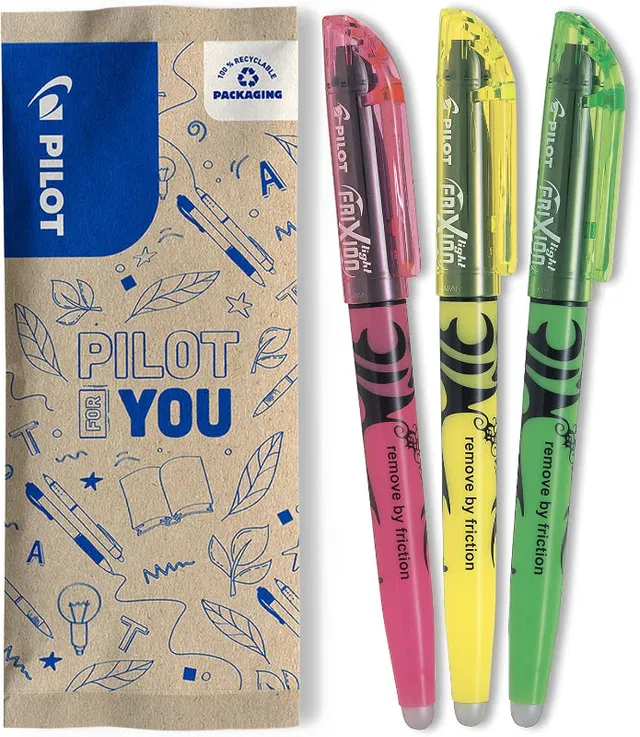 La Boutique du Pilote Frixion Light X3 surligneurs effaçables