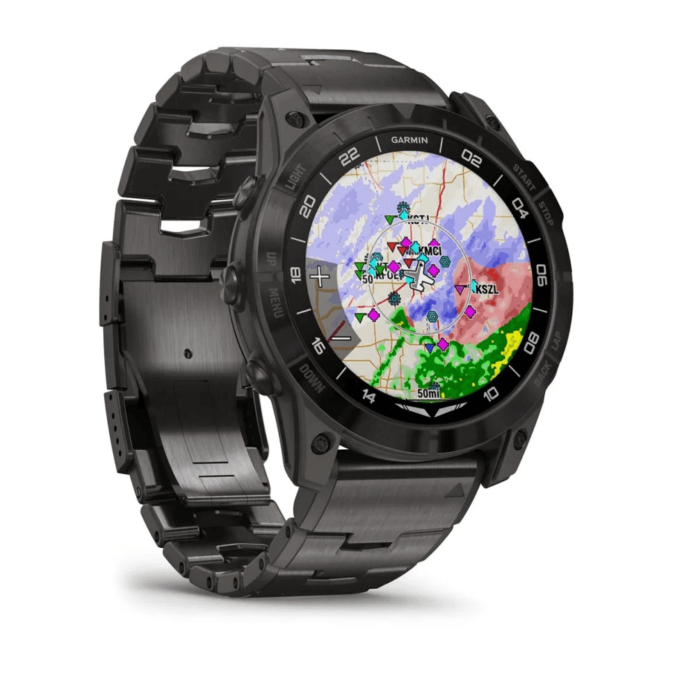 Garmin D2 Mach 1 Pro montre aviateur AMOLED titane 51 mm