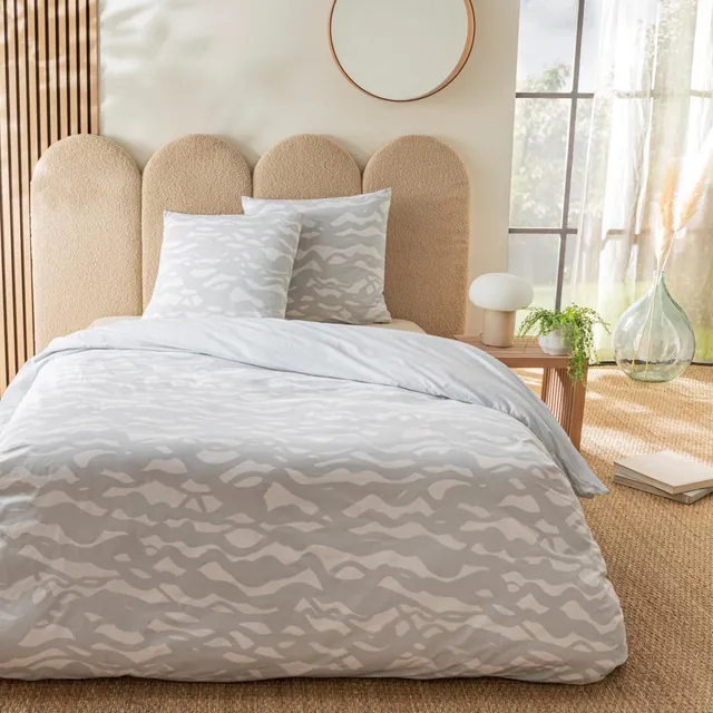 Levasseur Nordic Nuage parure de lit bleu 260x240cm coton