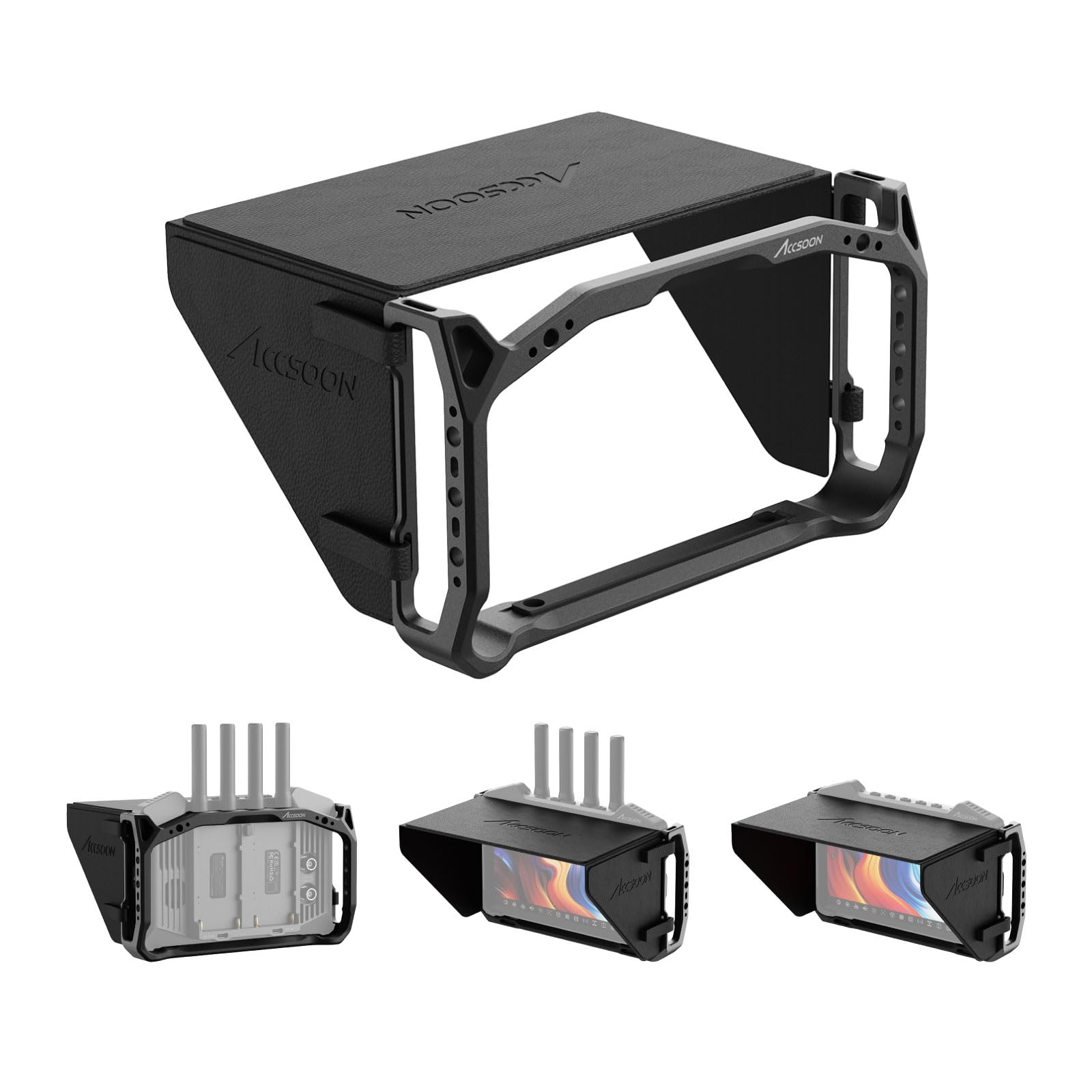 Accsoon Cage moniteur pare-soleil CineView M7/M7 Pro