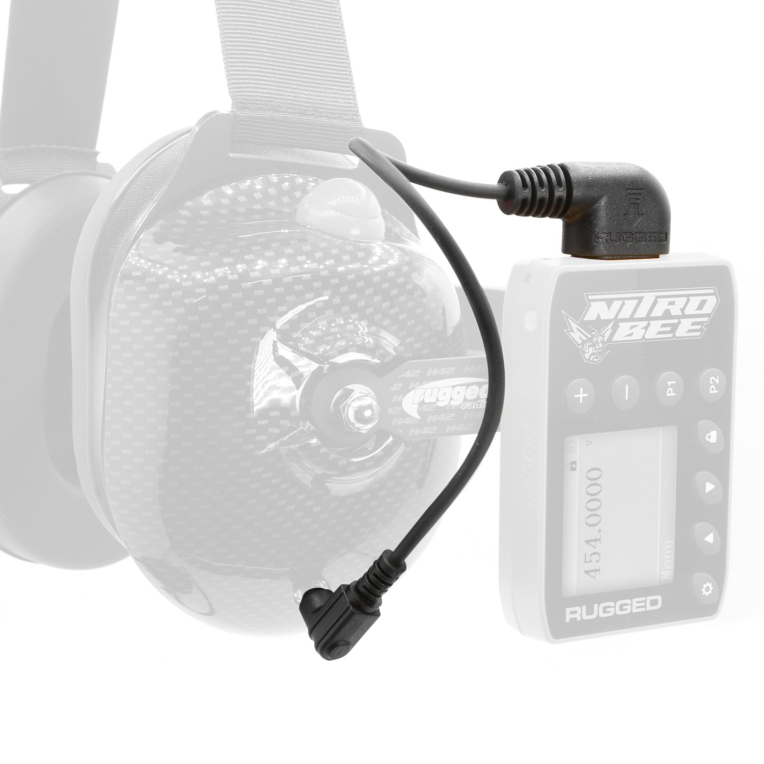 Rugged Air CS-NITRO-HS câble casque scanner court Nitro Bee