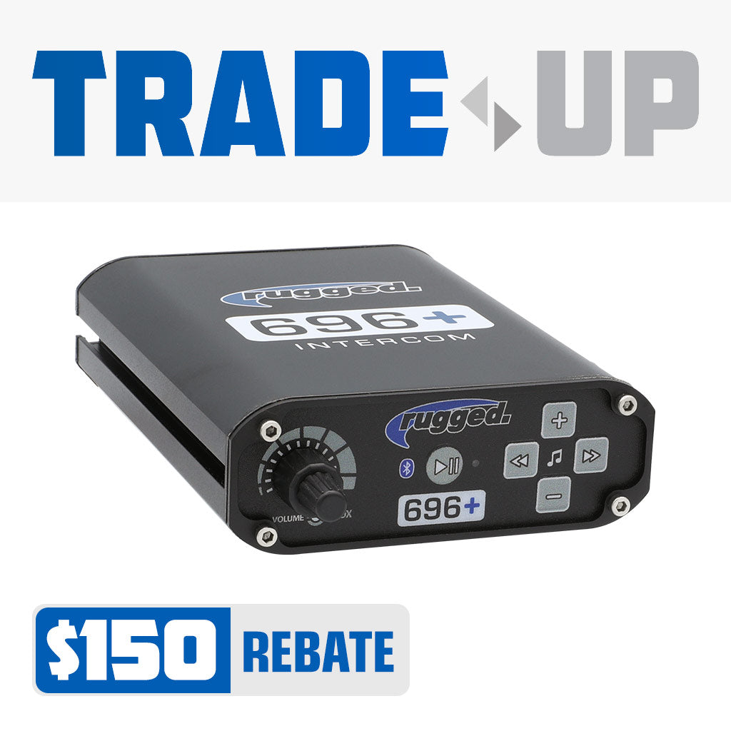 Rugged 696 PLUS intercom Bluetooth 5 places haute-fidélité