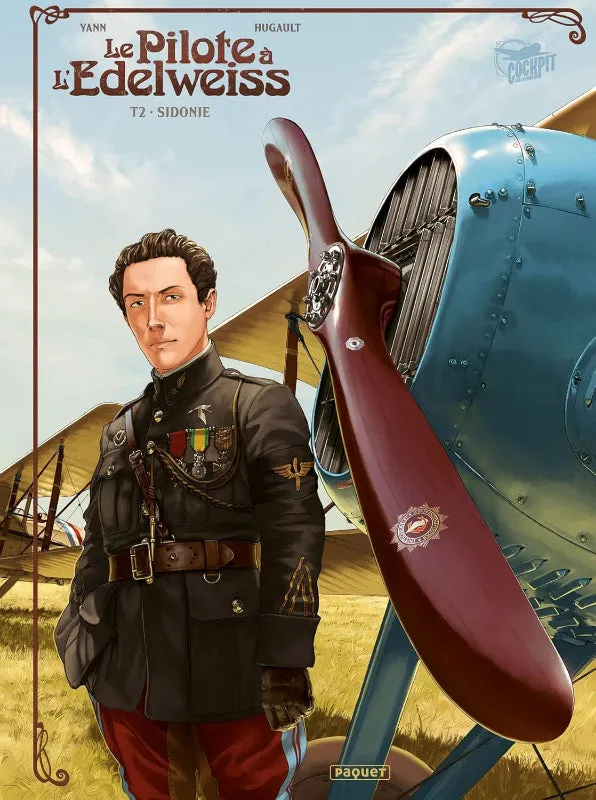 Pilote à l'Edelweiss tome 2 Sidonie BD aviation