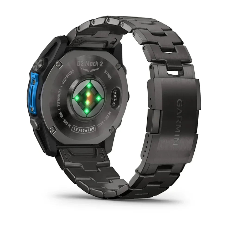 Garmin D2 Mach 2 51mm montre aviateur connectée titane AMOLED
