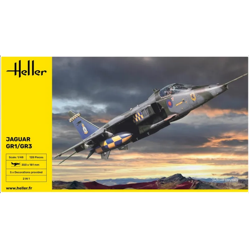 Heller 80427 Jaguar GR1/GR3 maquette 1/48 avec peintures