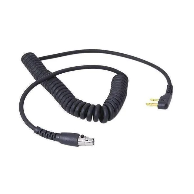Rugged Air Icom 2-Pin cordon spiralé radio 2-pin 2'/6'