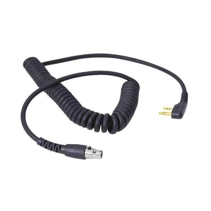 Rugged Air Icom 2-Pin cordon spiralé radio 2-pin 2'/6'