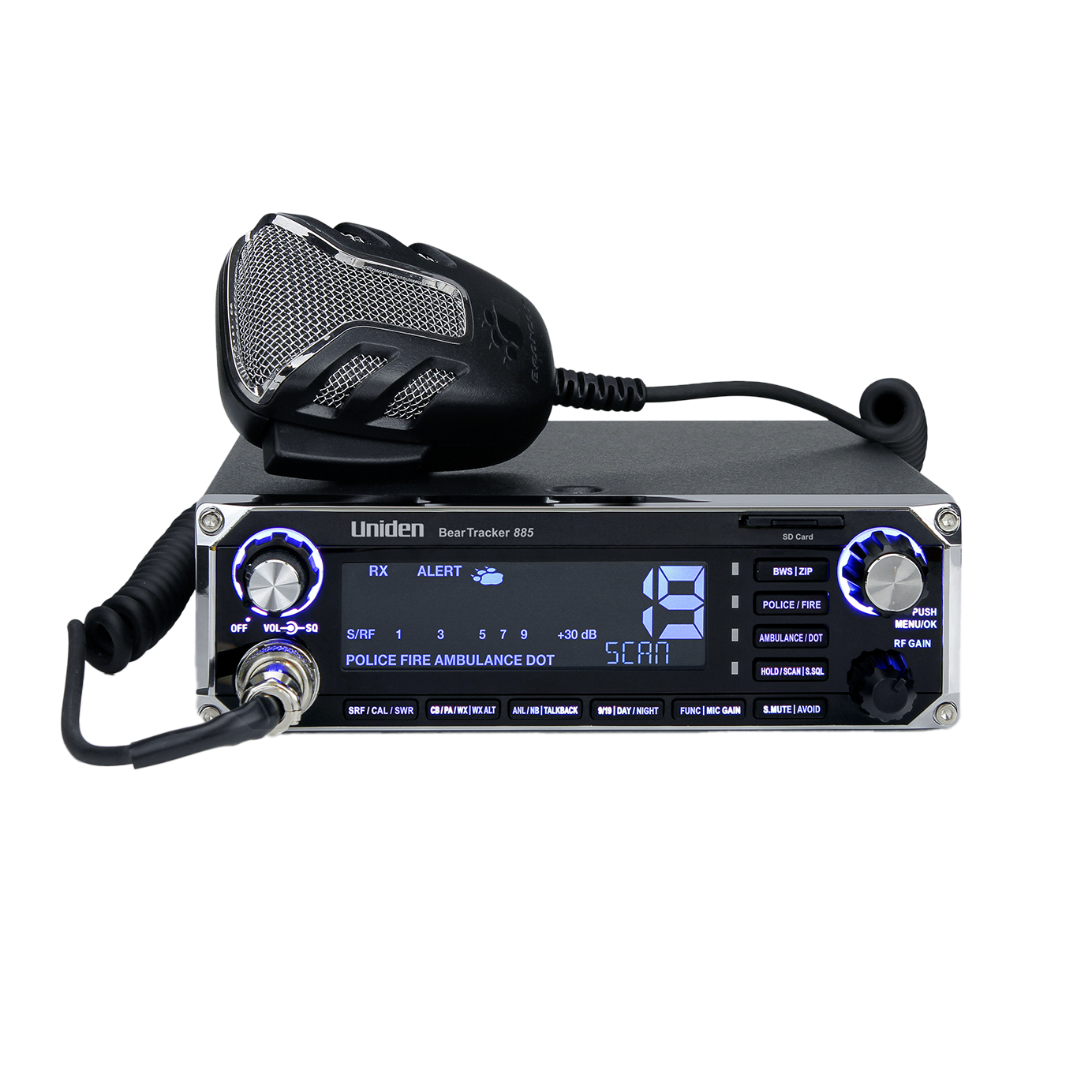 Uniden BearTracker 885 radio CB scanner