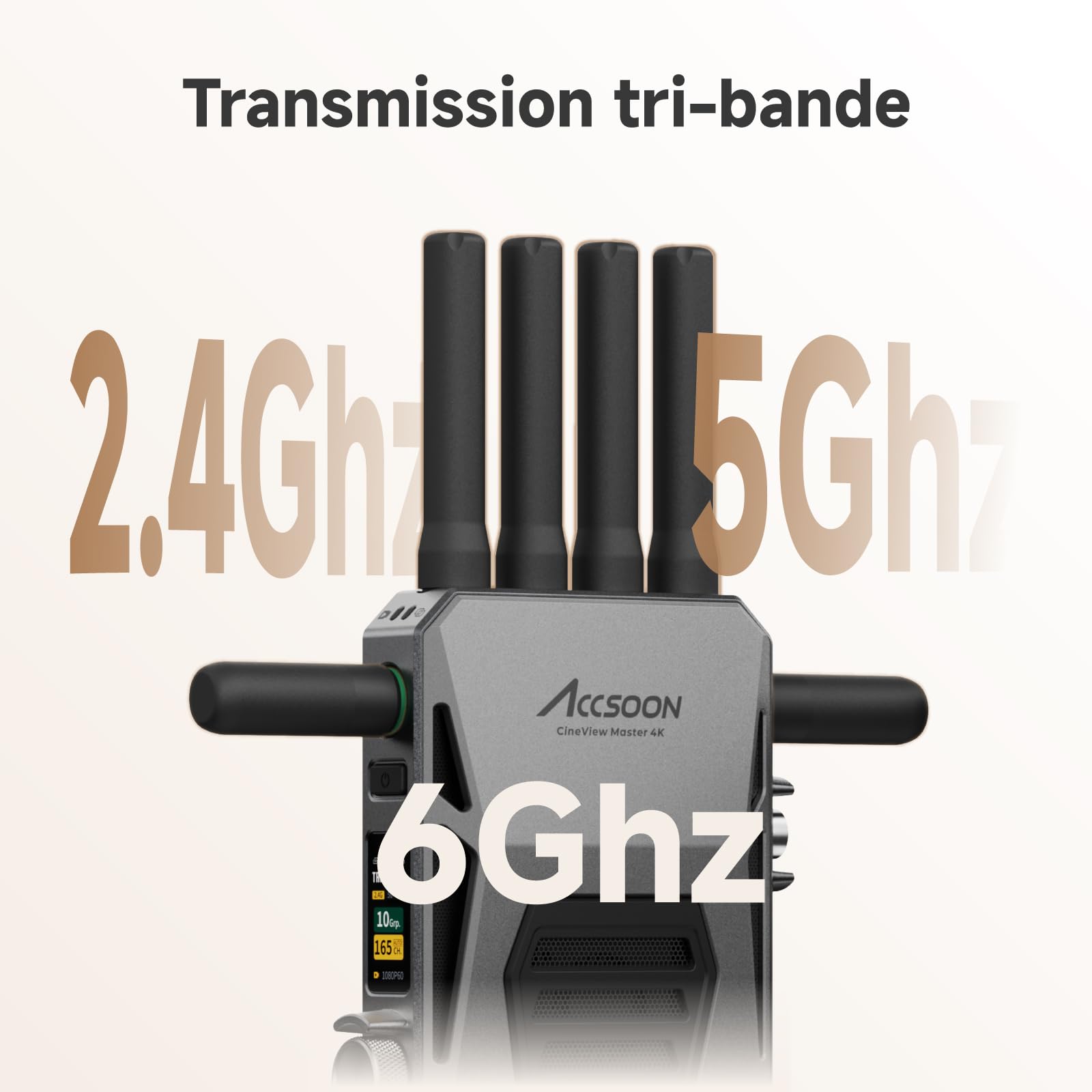 Accsoon CineView Master 4K Transmetteur Vidéo HDMI SDI 2,5 km