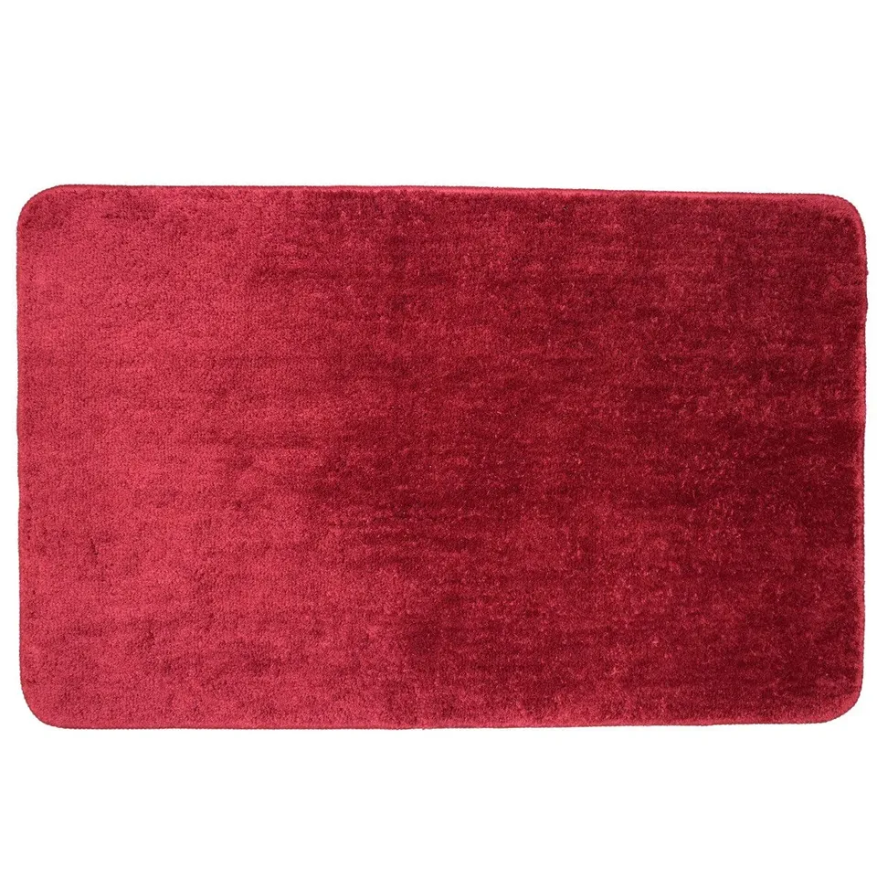 LEVASSEUR Polynésie Tapis de bain polyester bordeaux 50x80cm