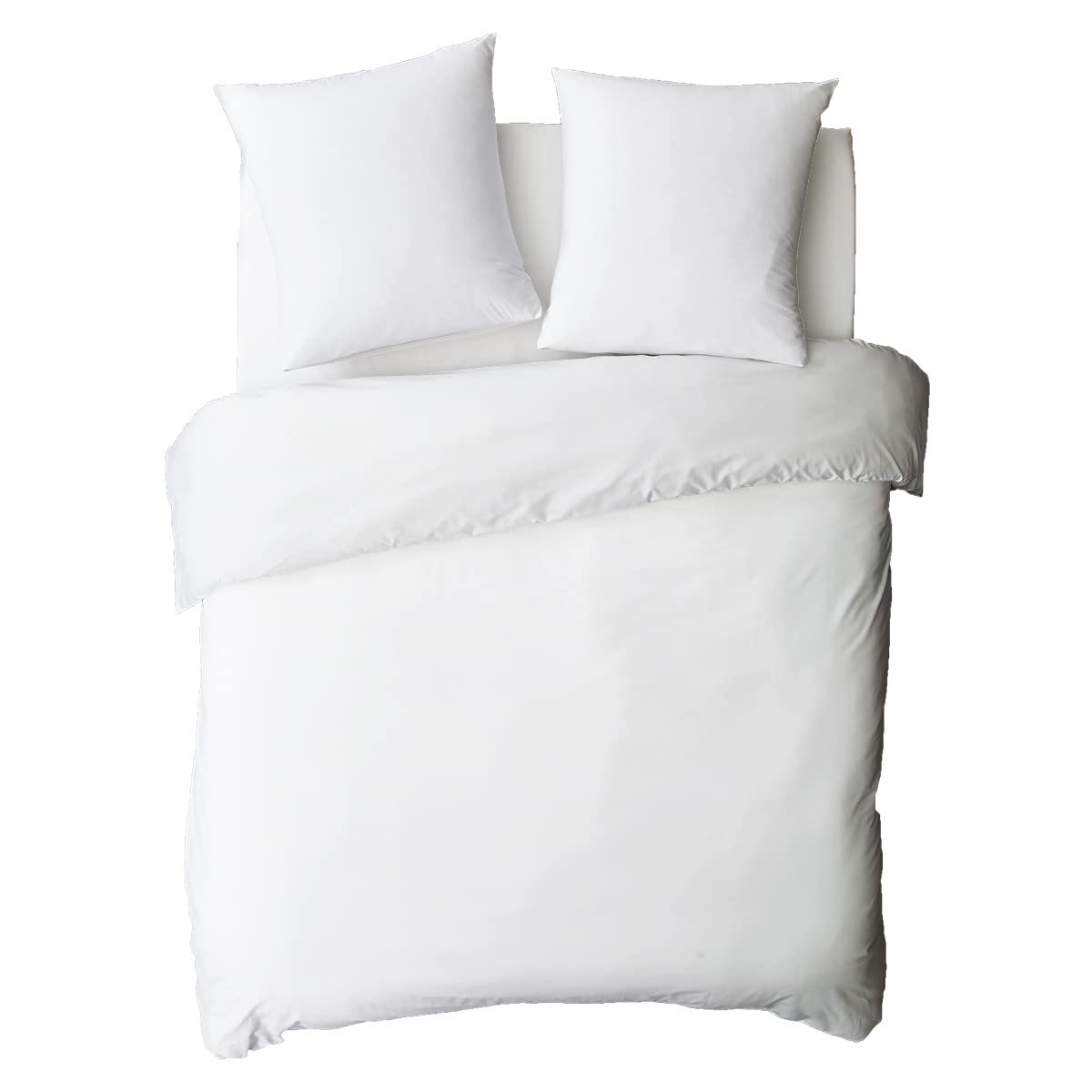 Future Home housse de couette 200x200 blanc coton 57 fils