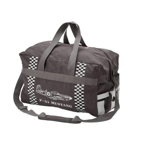 La Boutique du Pilote P-51 Mustang sac de voyage toile grise
