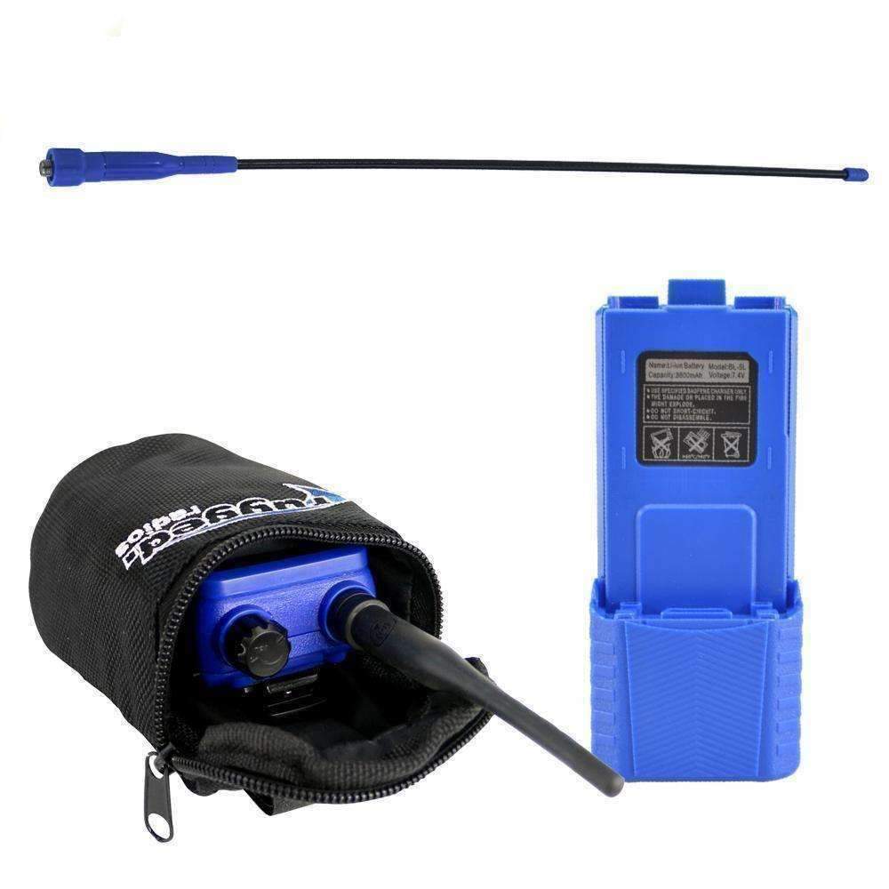 Rugged Air V3 RH5R kit batterie 3800 mAh antenne sac