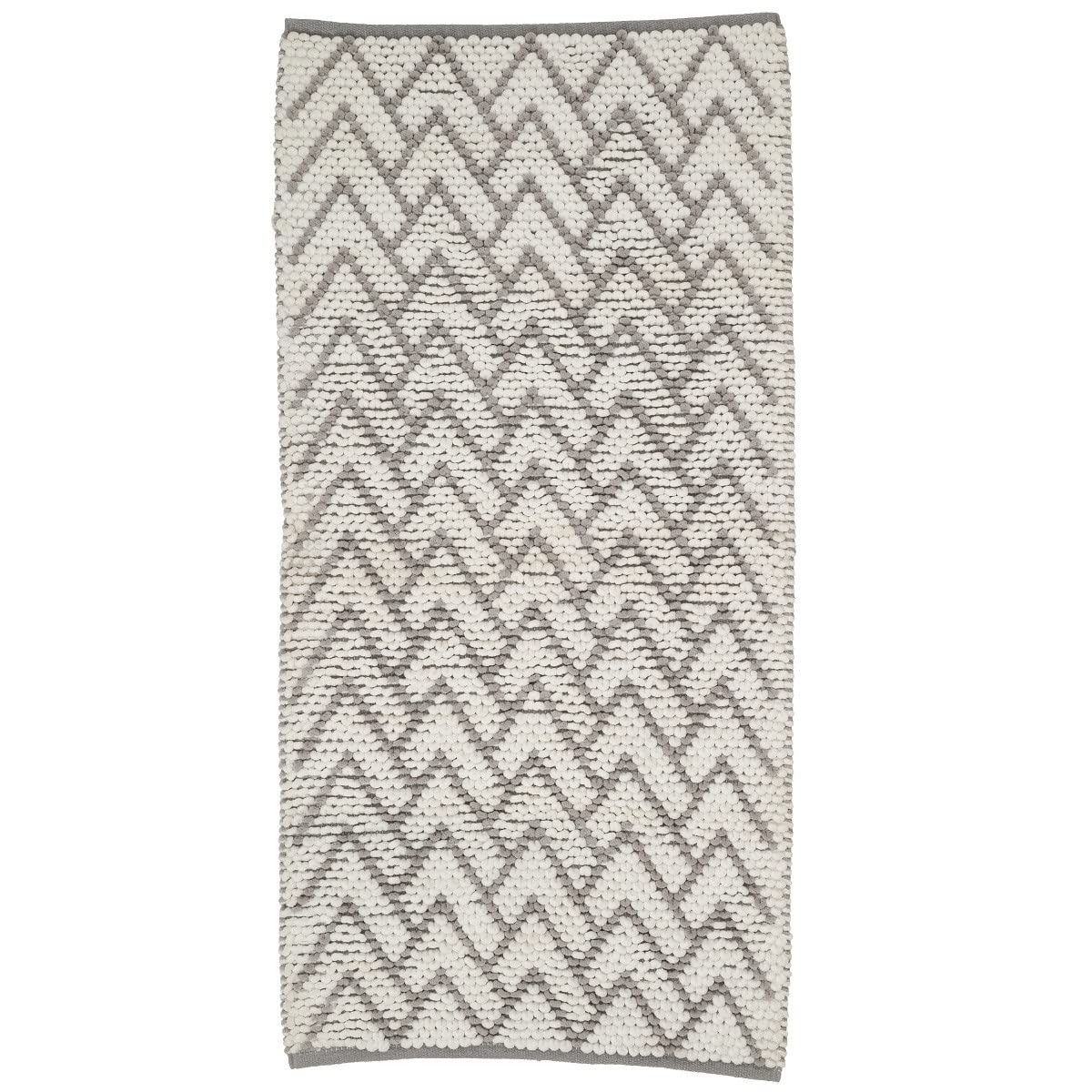 Levasseur Chevron Tapis de bain 50x80cm écru polycoton