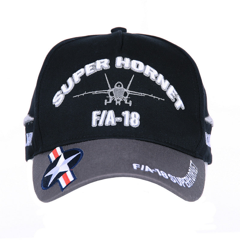 La Boutique du Pilote Super Hornet F/A-18 casquette noire coton