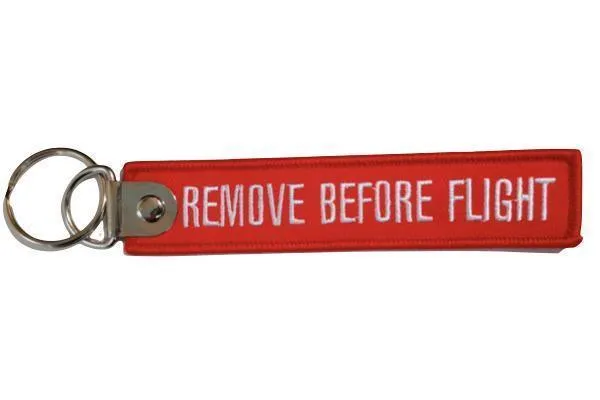 La Boutique du Pilote Porte-clés Remove Before Flight flamme pilote