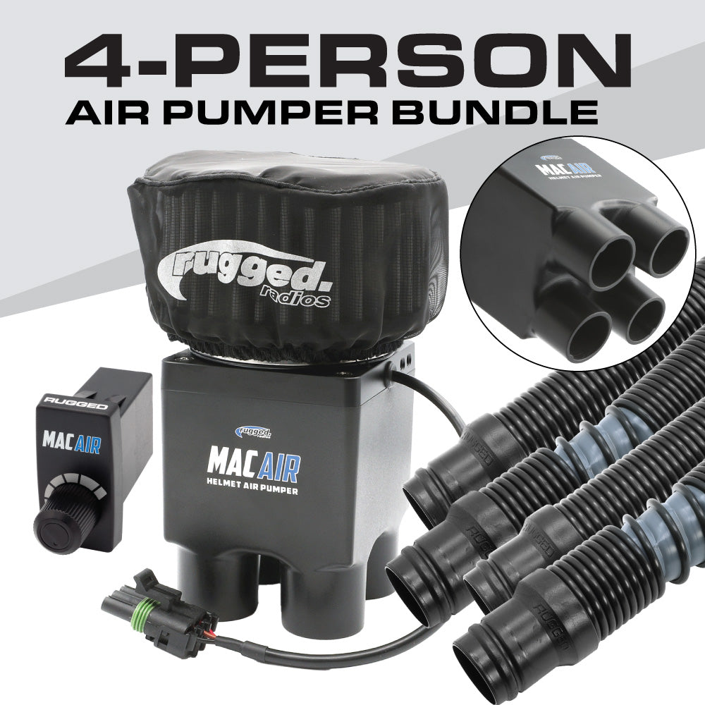 Rugged Air MAC Air pompe casque 4 personnes avec variateur