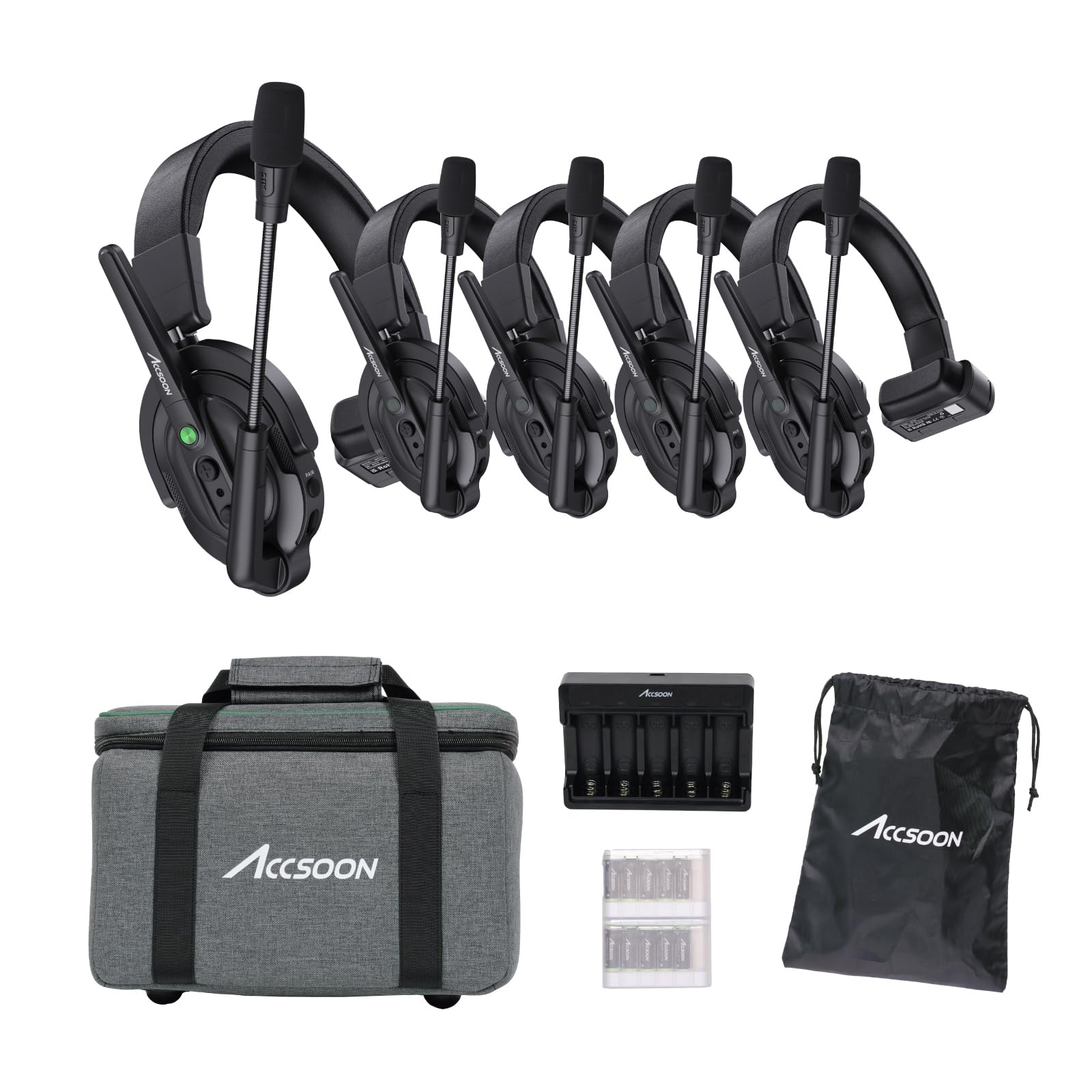 Accsoon Como intercom 5 casques 1 host 4 remote