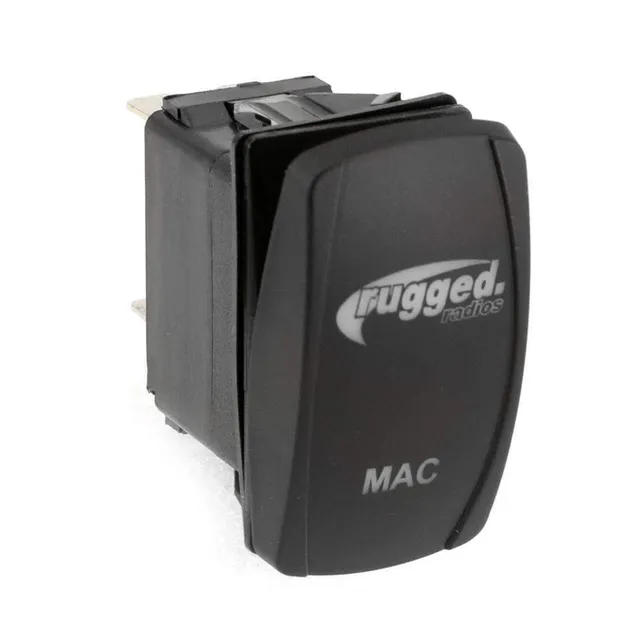 Rugged Air Interrupteur à Bascule Étanche LED Bleue 12V