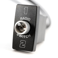 Rugged Air Dual Radio Rocker Switch sélecteur 2 radios intercom
