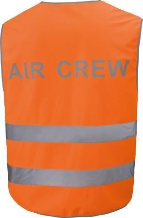 Design4Pilots D4P gilet sécurité orange M/L