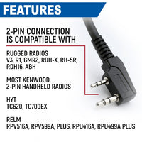 Rugged Air micro main étanche haut-parleur radio portable