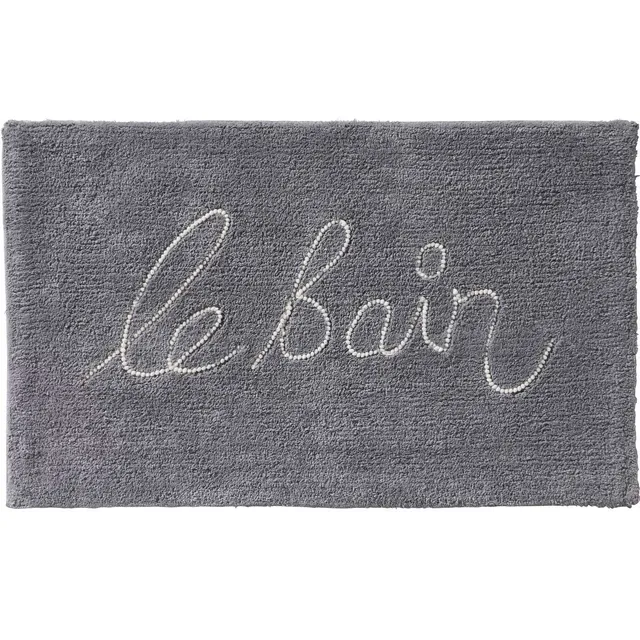 Levasseur Le Bain Tapis de Bain Gris 50x80cm Coton