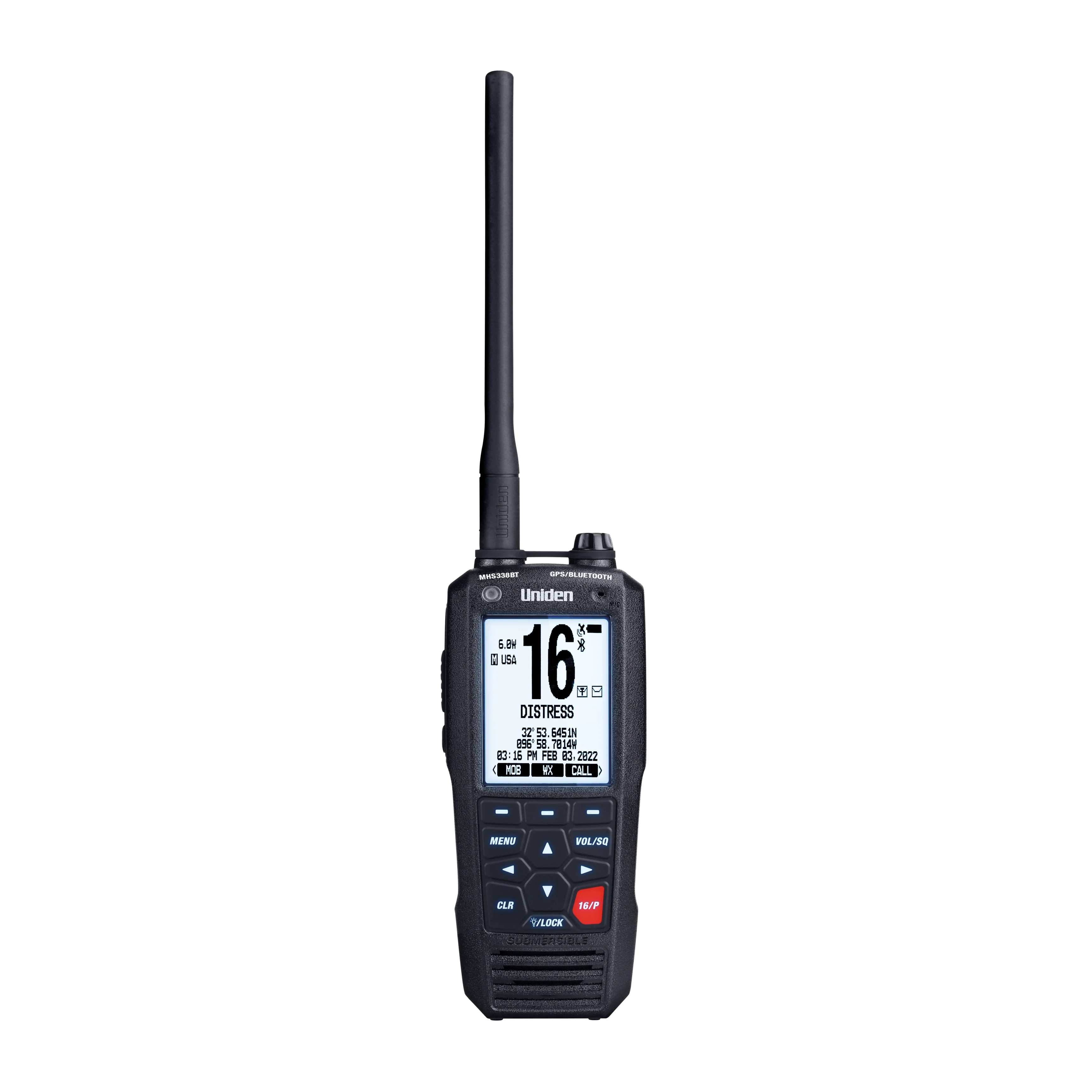 Uniden Marine Radios MHS338BT VHF marine portable GPS Bluetooth