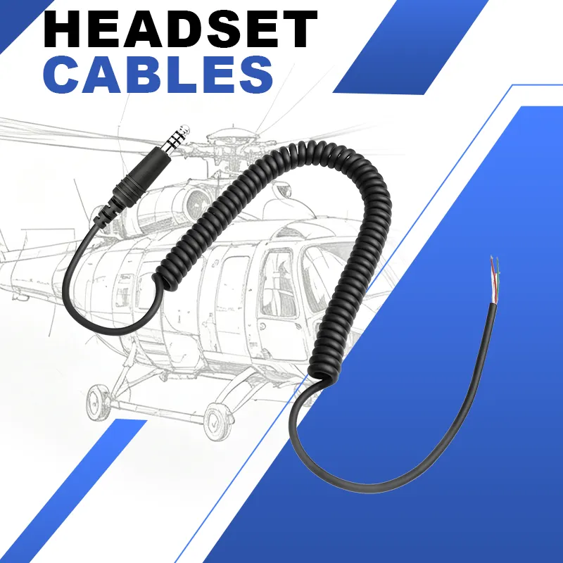 R Spider Headset Adapter rallonge casque hélicoptère extension