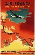 Air France carte postale French Airlines 10x15 musée