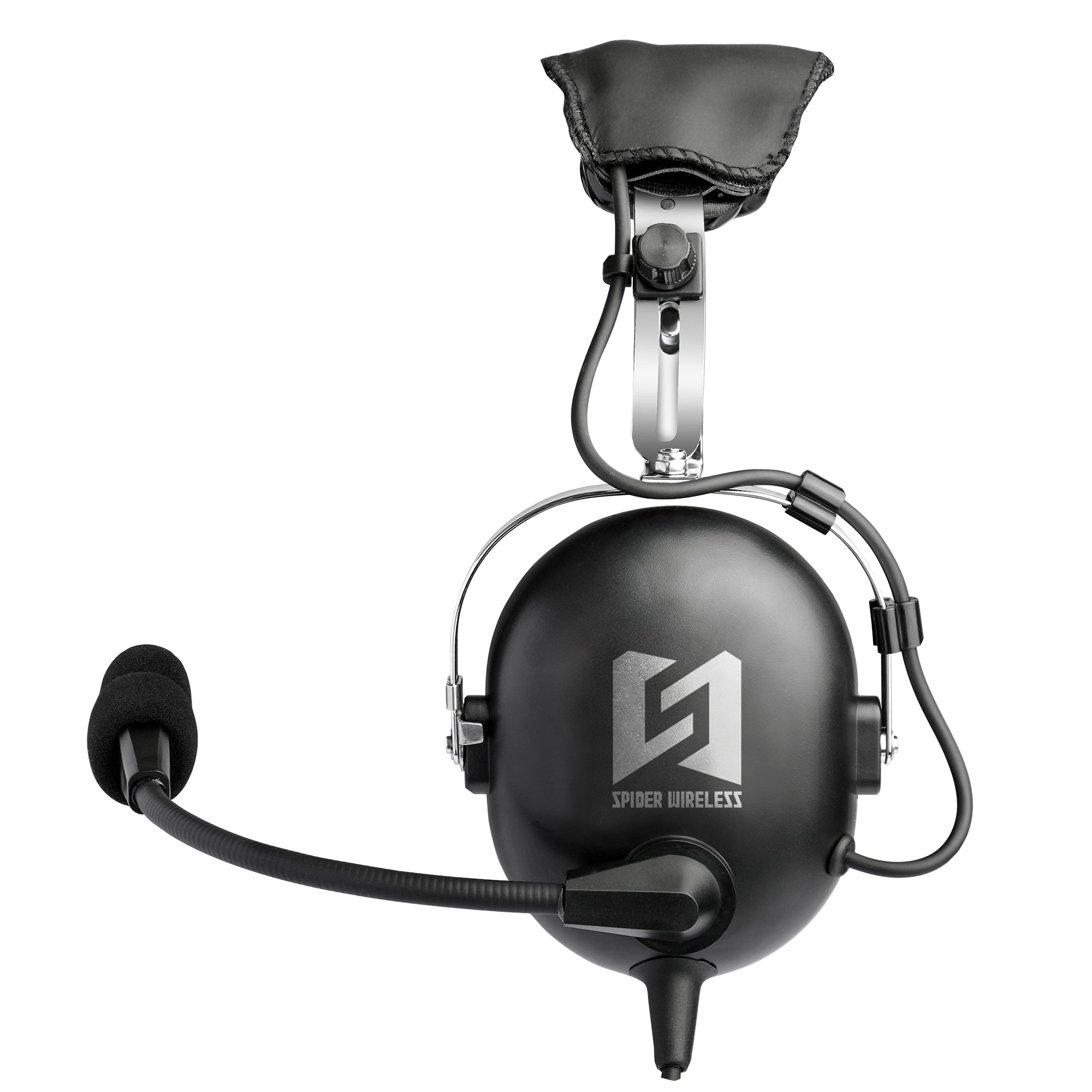 R Spider Wireless Aviation Headset casque PNR double fiche