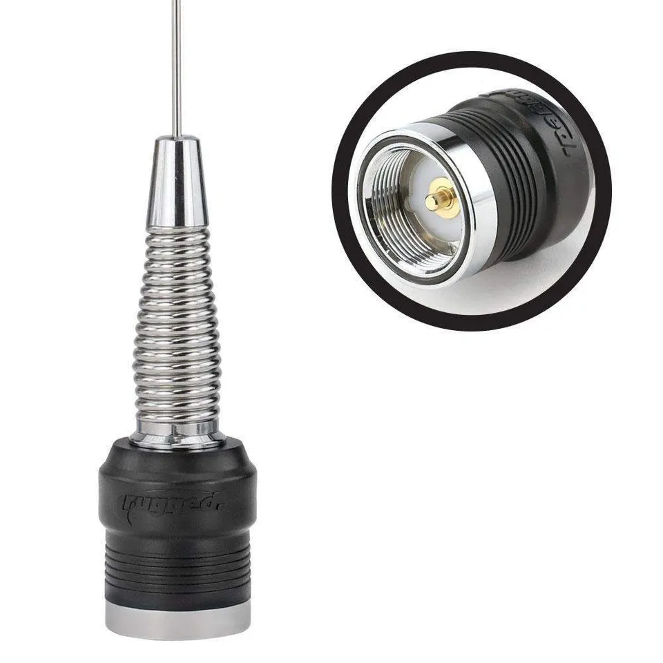 Rugged Air antenne UHF VHF 1/4 onde 132-525 MHz ressort