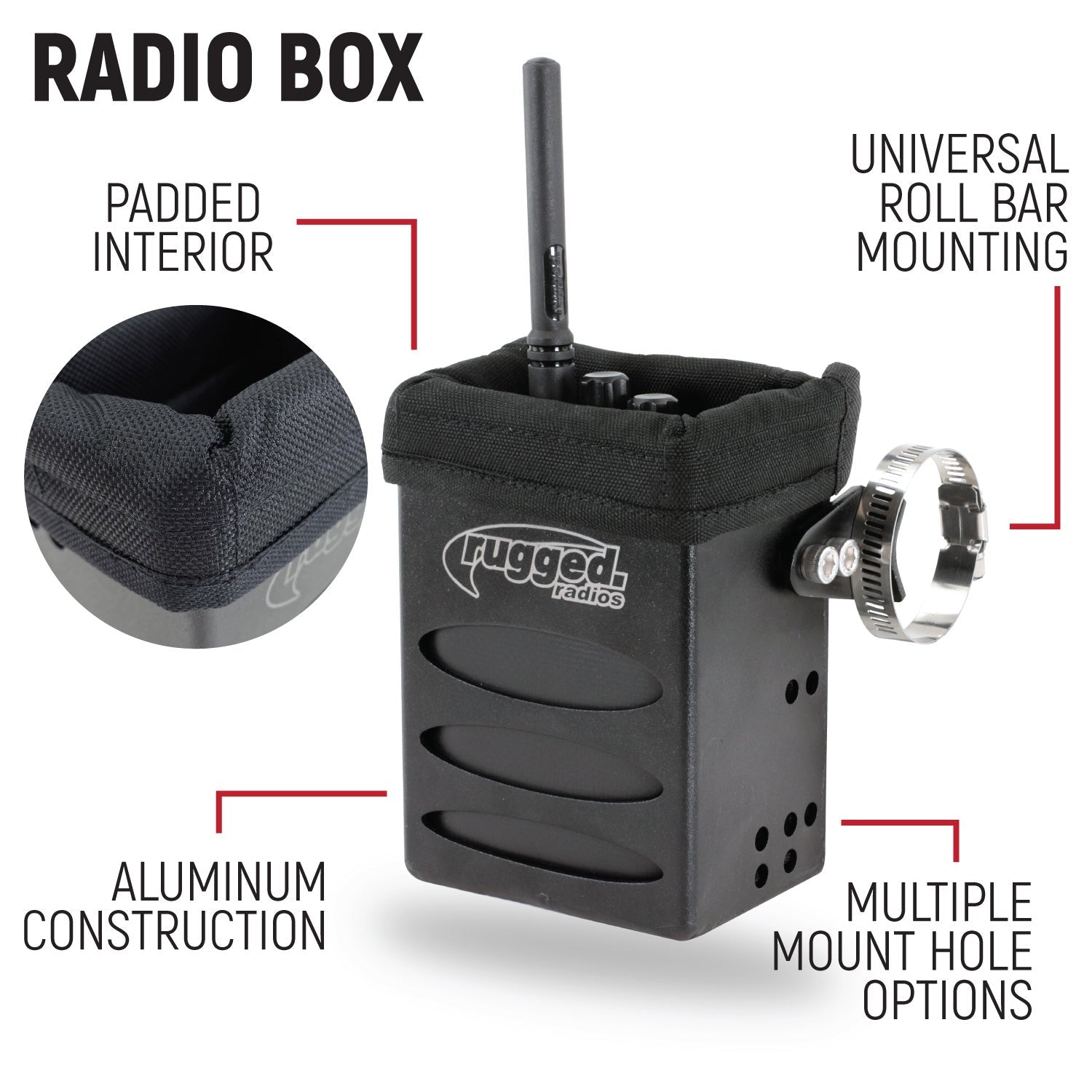 Rugged Air Intercoms kit pilote R1 radio écouteurs