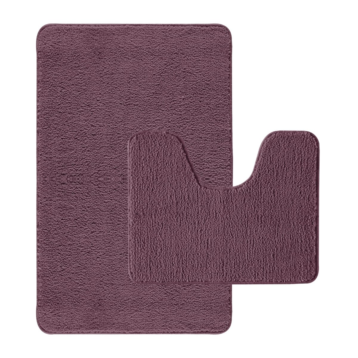 Levasseur Polynesie tapis de bain polyester violine 50x80 + 50x40