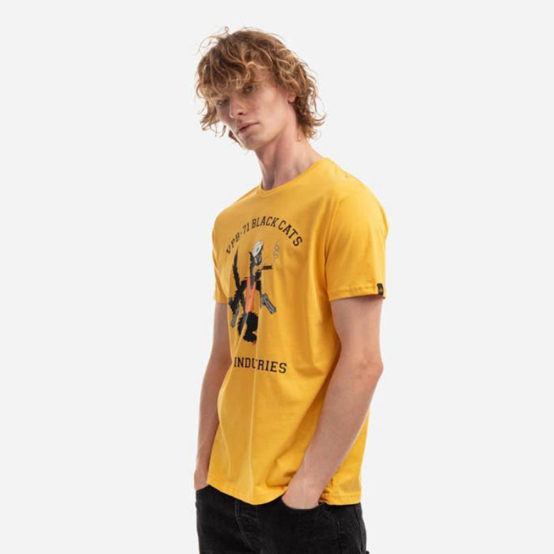 Alpha Industries Black Cats VPB-71 tee-shirt noir