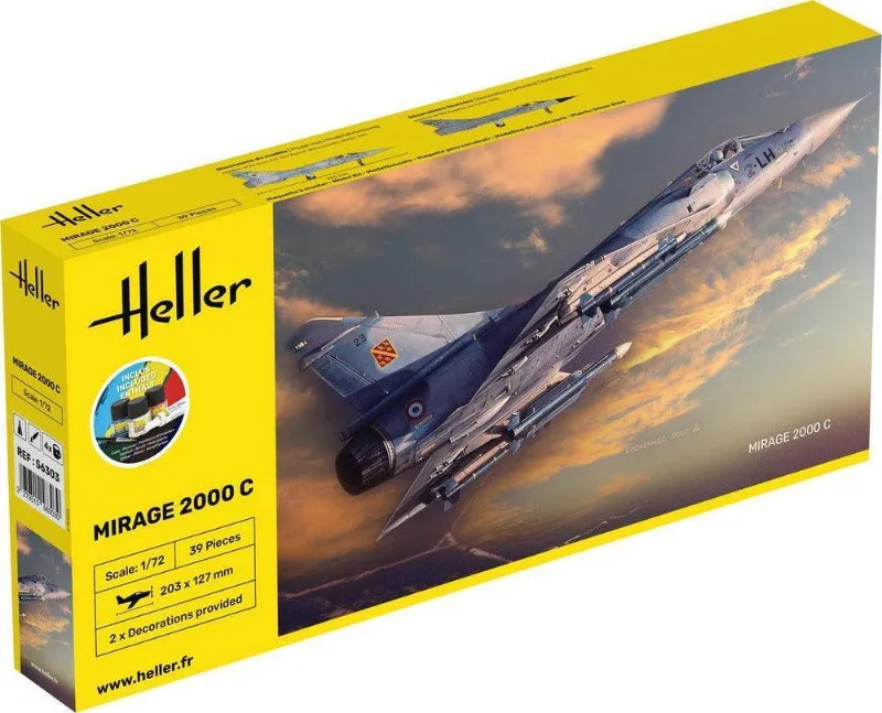 Heller Mirage 2000 C maquette avion 1/72 kit complet
