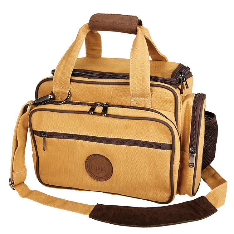 Flight Outfitters Bush Pilot sac de vol toile marron