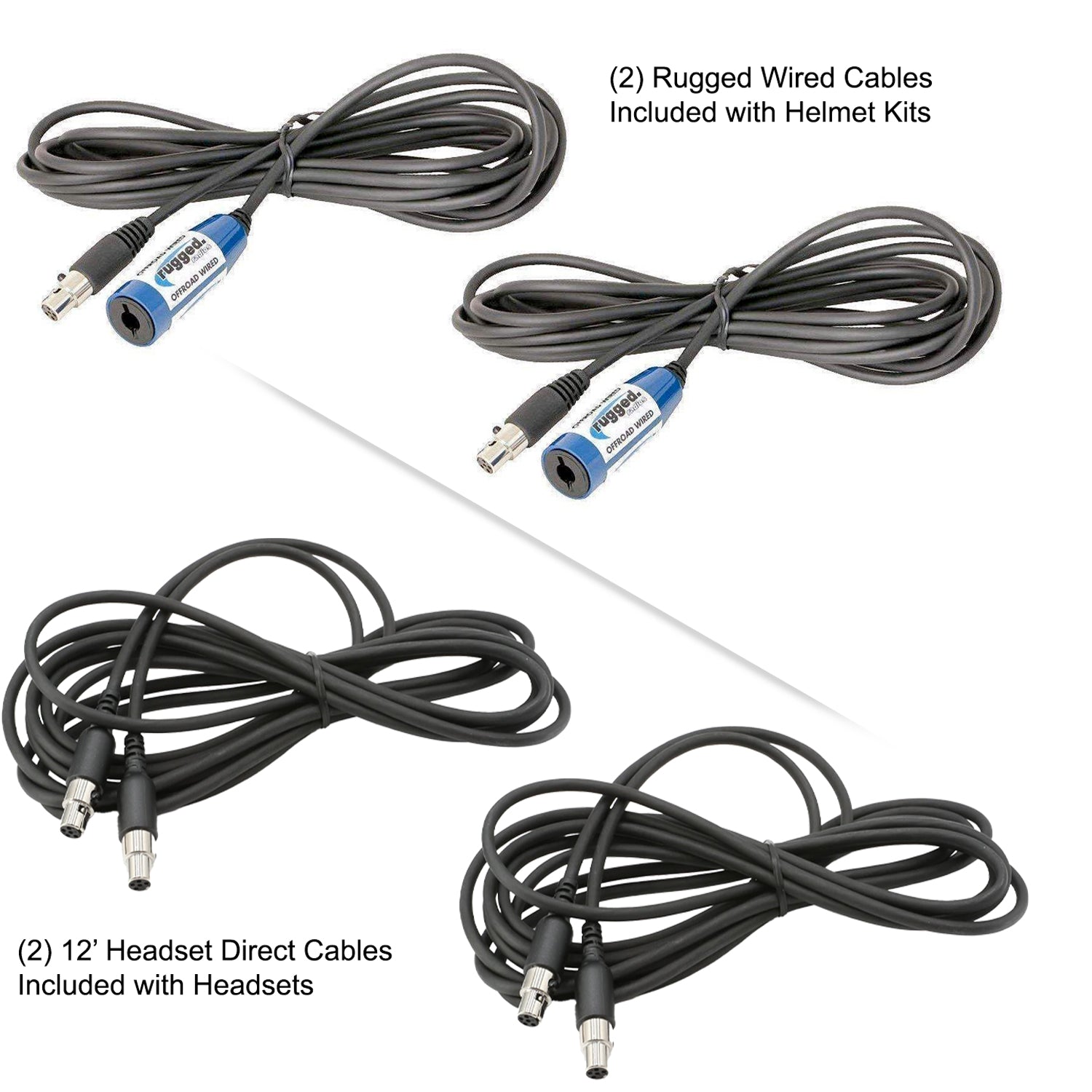 Rugged Air 364 kit intercom Bluetooth 2 personnes extensible 4
