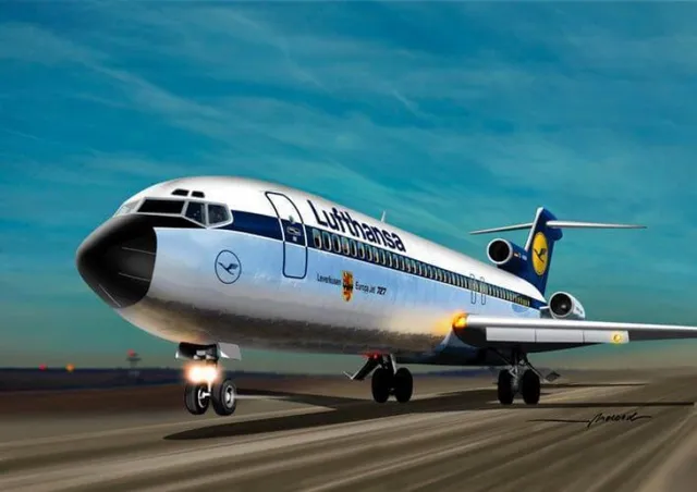 La Boutique du Pilote Boeing 727-200 Lufthansa maquette 1/72 à construire