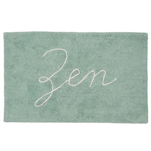 LEVASSEUR Zen Tapis de Bain Coton Vert 50x80cm