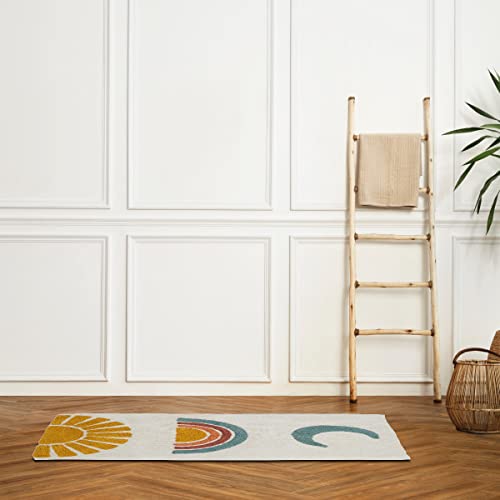 LEVASSEUR Kids Sunny tapis enfant coton 60x120cm multicolore