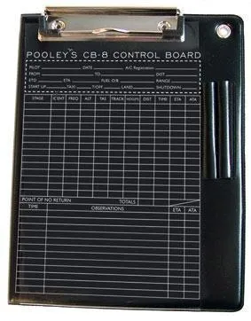 La Boutique du Pilote Pilotage Planchette genou ouvrante CB8 Polley's