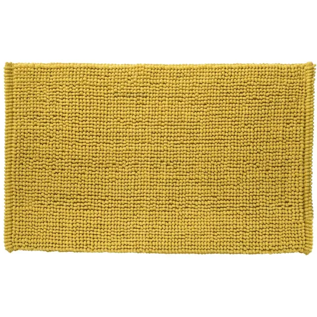 LEVASSEUR Bali Tapis de Bain Jaune 50x80 cm Antidérapant
